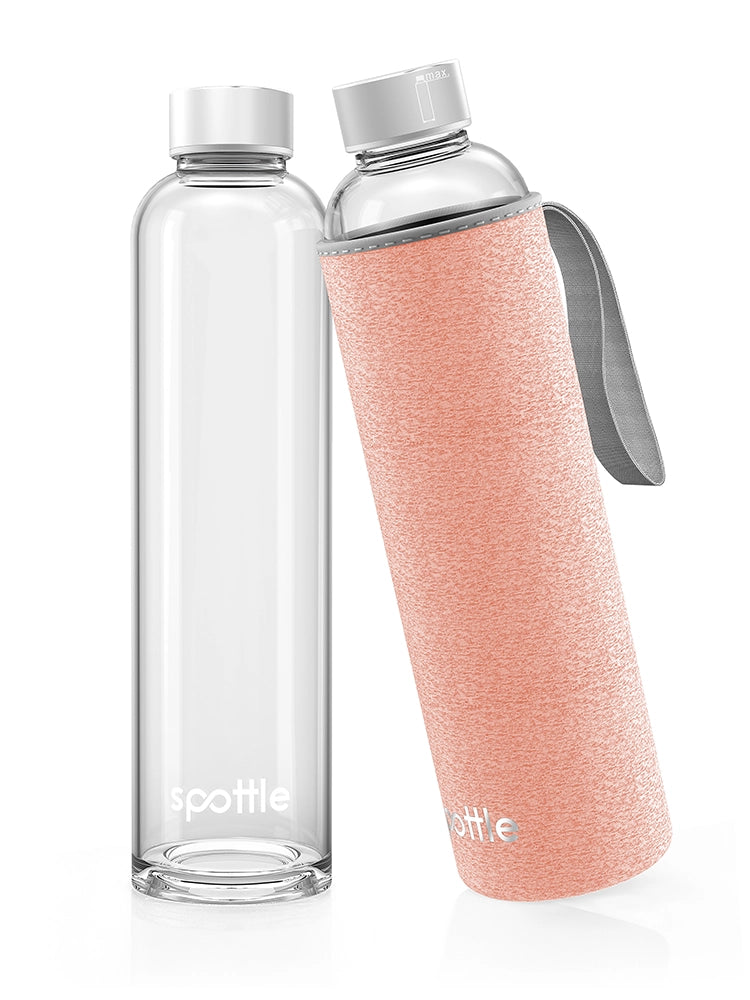 Trinkflasche Glas mit Neoprenhülle – 750 ml (24oz)