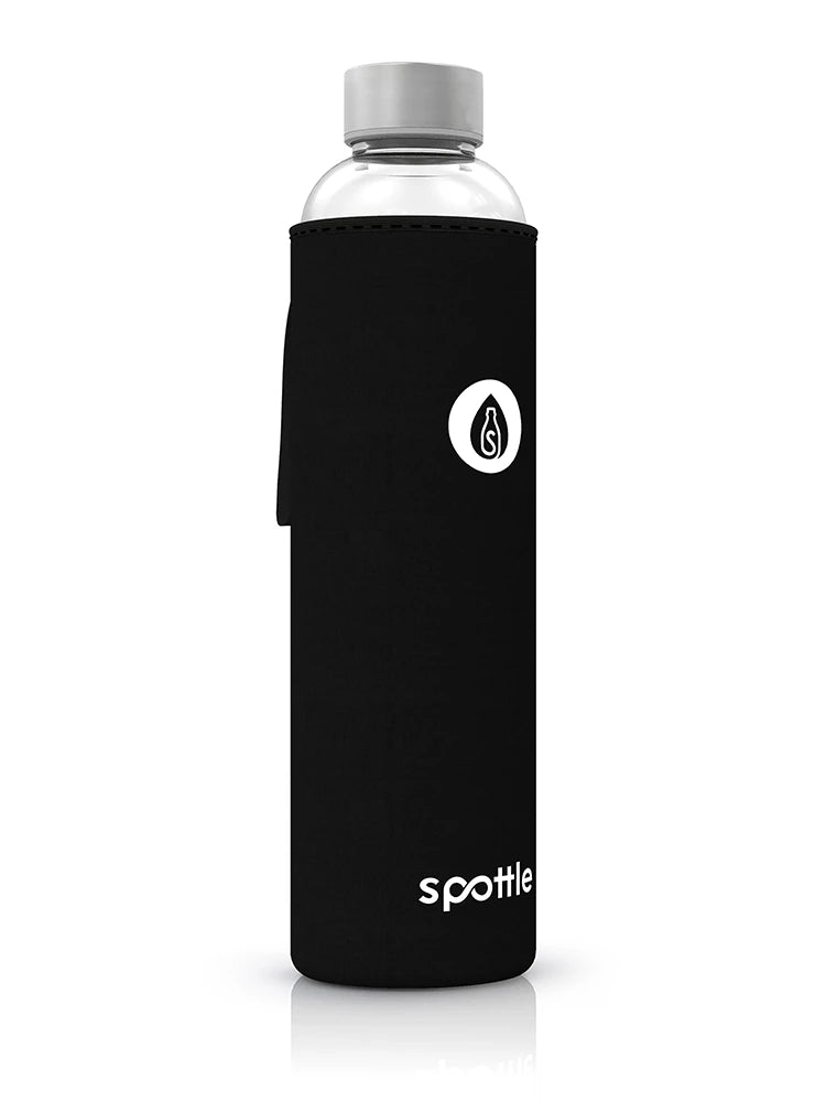 spottle-glasflasche-mit-neopren-huelle-750-ml-schwarz Black cotton #color_black-cotton