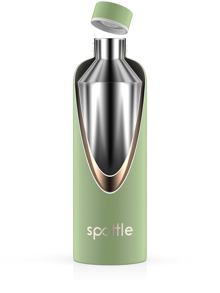Insulated stainless steel water bottle – 1 L