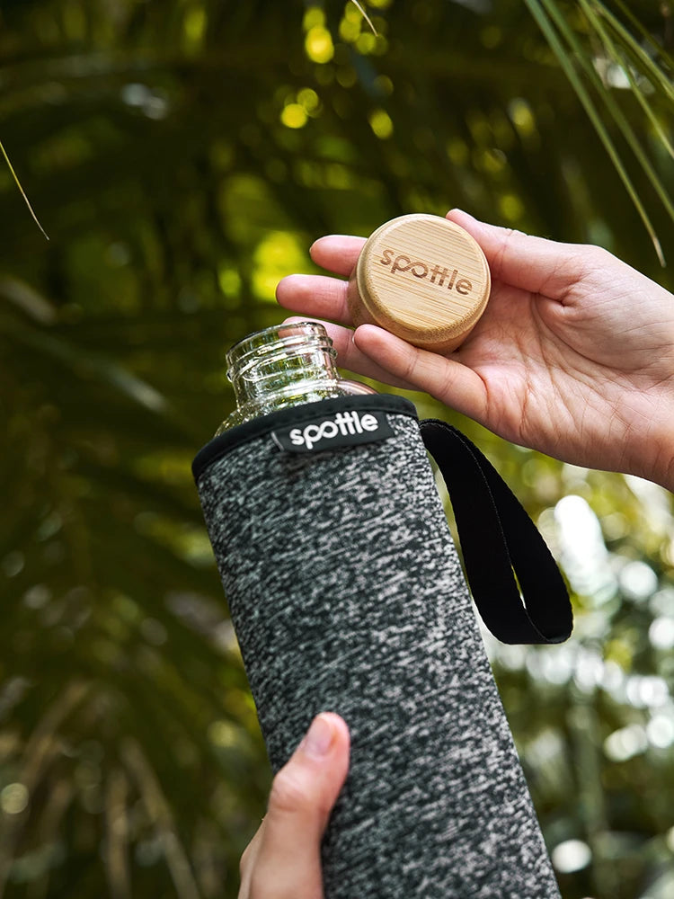 trinkflasche-glas-1l-schwarz-meliert #color_mixed-black