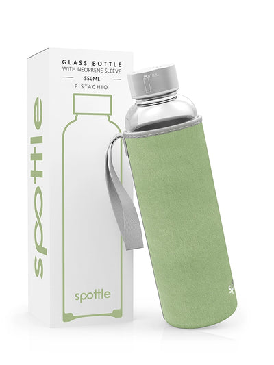 trinkflache-glas-550ml-mit-neoprenhuelle-pistachio #color_pistachio