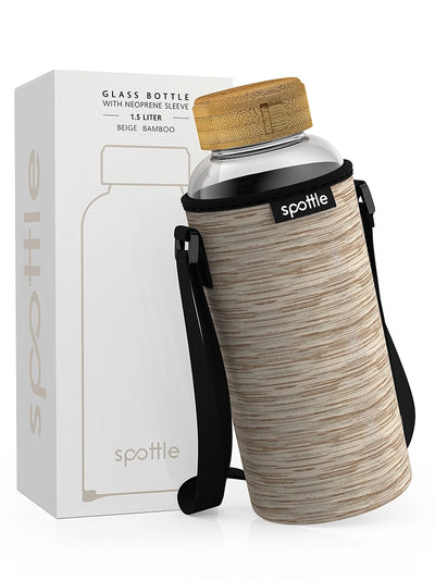 Trinkflasche aus Glas 1.5 L (50oz)