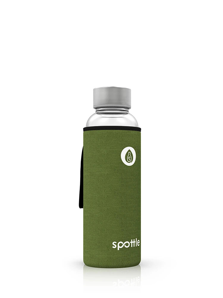 glasflasche-360ml-mit-neoprenhuelle-olivgruen #color_dark-olive-green