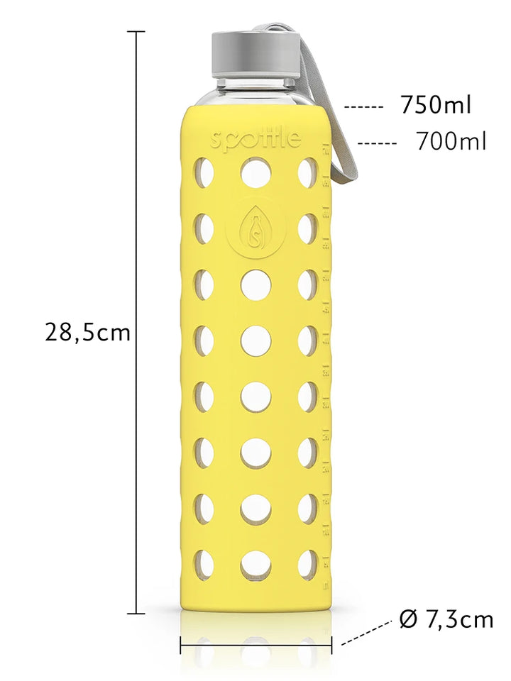 glasflasche-750-ml-schraubverschluss-gelb #color_yellow