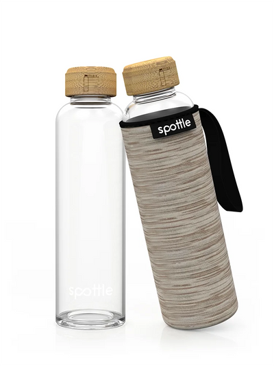 glasflasche-mit-neopren-huelle-550-ml-beige-meliert #color_mixed-beige