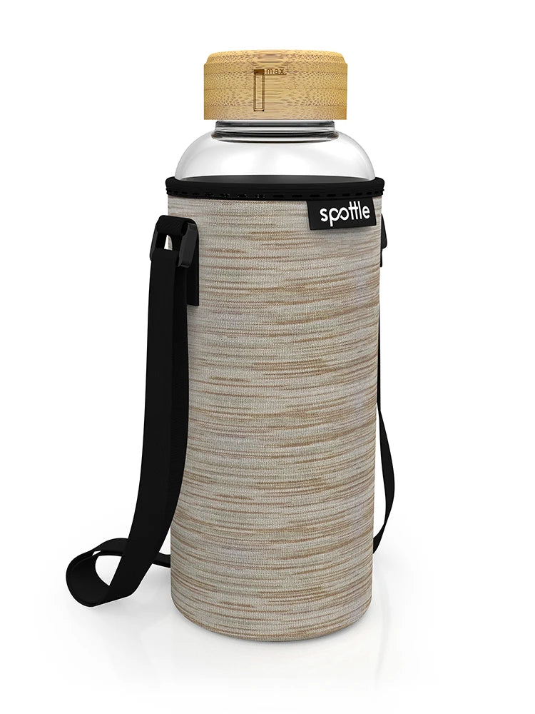 spottle-glasflasche-mit-neopren-huelle-1-5-l-beige-meliert Mixed beige #color_mixed-beige
