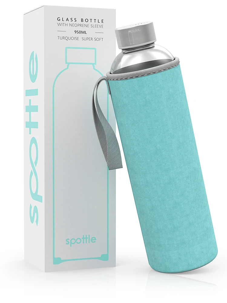 spottle-glasflasche-mit-neopren-huelle-1-l-turquoise Turquoise #color_turquoise