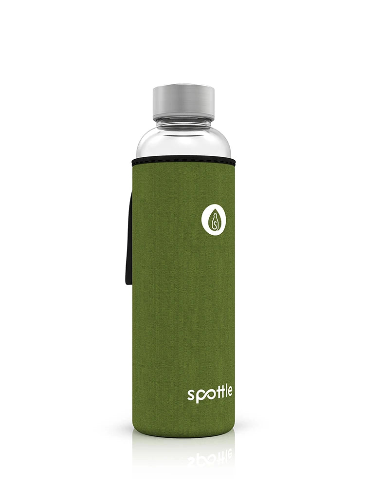 spottle-glasflasche-mit-neopren-huelle-550-ml-olivgruen Dark olive green #color_dark-olive-green