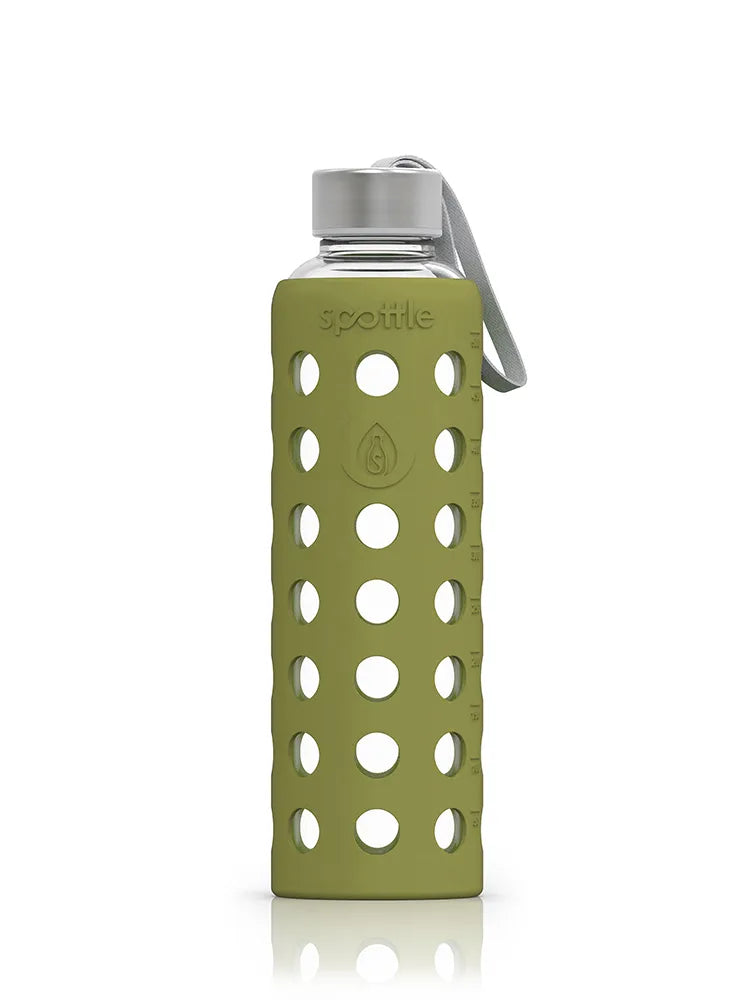spottle-glasflasche-silikonhuelle-550ml-olivgruen Olive green #color_olive-green