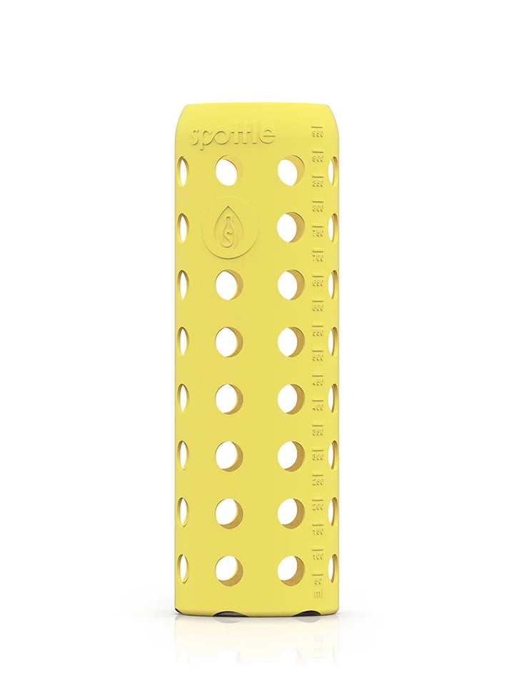 spottle-silikon-schutzhuelle-1-liter-gelb #color_yellow