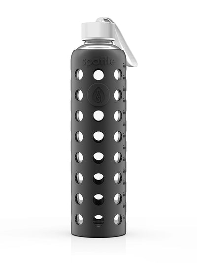 Trinkflasche Glas mit Silikonhülle – 750 ml (24oz)