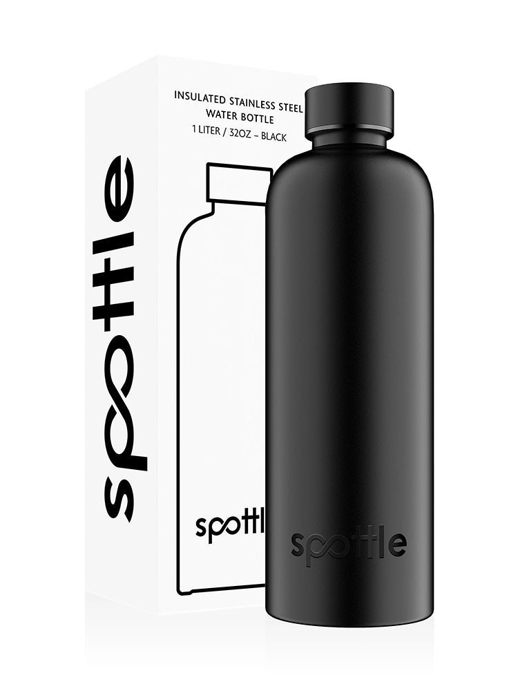 Insulated stainless steel water bottle – 1 L