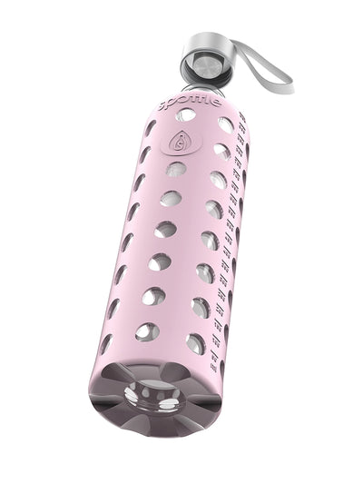 Glass water bottle with silicone sleeve – 1 L