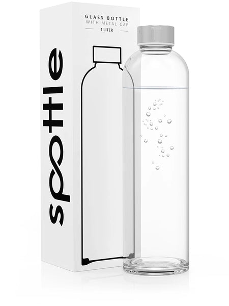 spottle drinking bottle glass in 550ml, 750ml or 1 liter