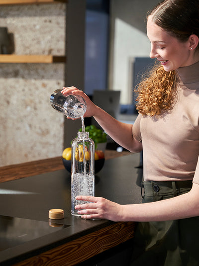 Glass water bottle – 750 ml